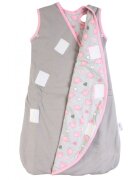 Slumbersac Sac de dormit multifunctional Grey Pink Elephant Travel 6-18 luni