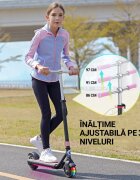 SMART TabbyBoo Trotineta electrica pentru copii originala GentleKids PRO NegruAlbastru calitate superioara 2 roti de 5.5 inch 10 kmh