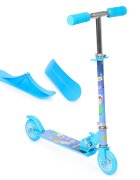 SMART TabbyBoo Trotineta pentru copii KosmoKids Albastru 2 roti2 ski-uri pliabila greutate maxima suportata 50 kg