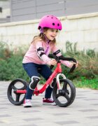 SMART TRIKE Bicicleta copii fara pedale Balance Bike Folding SmarTrike Red pliabila de la 2 ani roti din cauciuc EVA scaun si ghidon ajustabile pe inaltime manere din material moale