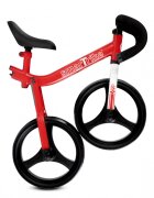 SMART TRIKE Bicicleta copii fara pedale Balance Bike Folding SmarTrike Red pliabila de la 2 ani roti din cauciuc EVA scaun si ghidon ajustabile pe inaltime manere din material moale