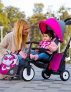 SMART TRIKE Tricicleta pentru copii 7 in 1 STR5 Butterfly pliabila dotata cu frana scaun rabatabil sistem patentat Touch Steering si cu certificare de carucior varsta 9 luni+