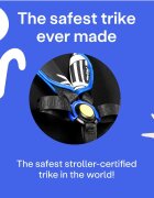 SMART TRIKE Tricicleta pentru copii Kelly Anna-Explore 6 in 1 ultrapliabila cu sistem de ghidare Touch Steering scaun reglabil si rabatabil suport pentru picioare roti din cauciuc Eva cu amortizoare