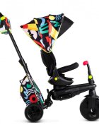 SMART TRIKE Tricicleta pentru copii Kelly Anna-Imagine 6 in 1 ultrapliabila cu sistem de ghidare Touch Steering scaun reglabil si rabatabil suport pentru picioare roti din cauciuc Eva cu amortizoare