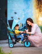 SMART TRIKE Tricicleta pentru copii STR3 Albastru 6 in 1 ultrapliabila dotata cu frana scaun rabatabil sistem patentat cu tehnologie Touch Steering varsta 10 luni+