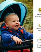 SMART TRIKE Tricicleta pentru copii STR3 Albastru 6 in 1 ultrapliabila dotata cu frana scaun rabatabil sistem patentat cu tehnologie Touch Steering varsta 10 luni+