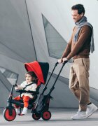 SMART TRIKE Tricicleta pentru copii STR3 Rosu 6 in 1 ultrapliabila dotata cu frana scaun rabatabil sistem patentat cu tehnologie Touch Steering varsta 10 luni+