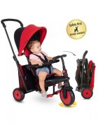 SMART TRIKE Tricicleta pentru copii STR3 Roz 6 in 1 ultrapliabila dotata cu frana scaun rabatabil sistem patentat cu tehnologie Touch Steering varsta 10 luni+