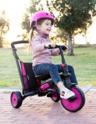 SMART TRIKE Tricicleta pentru copii STR3 Roz 6 in 1 ultrapliabila dotata cu frana scaun rabatabil sistem patentat cu tehnologie Touch Steering varsta 10 luni+
