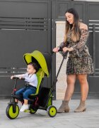 SMART TRIKE Tricicleta pentru copii STR3 Verde 6 in 1 ultrapliabila dotata cu frana scaun rabatabil sistem patentat cu tehnologie Touch Steering varsta 10 luni+