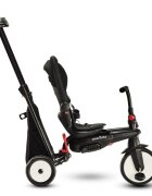 SMART TRIKE Tricicleta pentru copii STR5 BlackWhite 7 in 1 ultrapliabila dotata cu frana scaun rabatabil de la 6 luni sistem patentat cu tehnologie Touch Steering