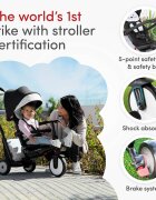 SMART TRIKE Tricicleta pentru copii STR5 Bunny 7 in 1 pliabila dotata cu frana scaun rabatabil sistem patentat Touch Steering si cu certificare de carucior varsta 9 luni+