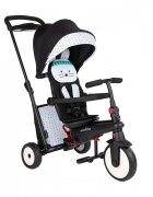 SMART TRIKE Tricicleta pentru copii STR5 Bunny 7 in 1 pliabila dotata cu frana scaun rabatabil sistem patentat Touch Steering si cu certificare de carucior varsta 9 luni+