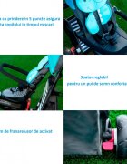 SMART TRIKE Tricicleta pentru copii STR5 Elephant 7 in 1 pliabila dotata cu frana scaun rabatabil sistem patentat Touch Steering si cu certificare de carucior varsta 9 luni+