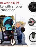 SMART TRIKE Tricicleta pentru copii STR5 Elephant 7 in 1 pliabila dotata cu frana scaun rabatabil sistem patentat Touch Steering si cu certificare de carucior varsta 9 luni+