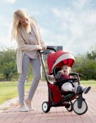 SMART TRIKE Tricicleta pentru copii STR5 Rosu 7 in 1 ultrapliabila dotata cu frana scaun rabatabil de la 6 luni sistem patentat cu tehnologie Touch Steering