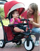 SMART TRIKE Tricicleta pentru copii STR5 Rosu 7 in 1 ultrapliabila dotata cu frana scaun rabatabil de la 6 luni sistem patentat cu tehnologie Touch Steering