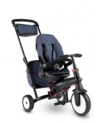 SMART TRIKE Tricicleta pentru copii STR7 Jeans 7 in 1 ultrapliabila spatar reglabil sistem patentat Touch Steering roti din cauciuc cu functie de absorbire a socurilor varsta 6 luni+