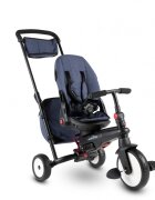 SMART TRIKE Tricicleta pentru copii STR7 Jeans 7 in 1 ultrapliabila spatar reglabil sistem patentat Touch Steering roti din cauciuc cu functie de absorbire a socurilor varsta 6 luni+