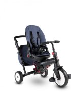 SMART TRIKE Tricicleta pentru copii STR7 Jeans 7 in 1 ultrapliabila spatar reglabil sistem patentat Touch Steering roti din cauciuc cu functie de absorbire a socurilor varsta 6 luni+