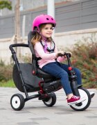 SMART TRIKE Tricicleta pentru copii STR7 Vibe Grey ultrapliabila spatar reglabil roti din cauciuc eva frana sistem patentat Touch Steering varsta 6 luni+