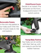 SMART TRIKE Tricicleta pentru copii STR7 Vibe Grey ultrapliabila spatar reglabil roti din cauciuc eva frana sistem patentat Touch Steering varsta 6 luni+