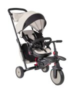 SMART TRIKE Tricicleta pentru copii STR7 Warm Grey 7 in 1 ultrapliabila spatar reglabil sistem patentat Touch Steering roti din cauciuc cu functie de absorbire a socurilor varsta 6 luni+