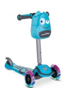 SMART TRIKE Trotineta cu scaun SmarTrike T1 albastru cu luminite si gentuta