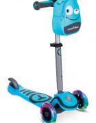 SMART TRIKE Trotineta cu scaun SmarTrike T1 albastru cu luminite si gentuta