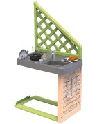 SMOBY Bucatarie Life pentru casuta cu 17 accesorii