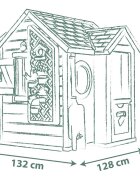 SMOBY Casuta pentru copii Life Garden House cu 21 accesorii