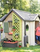 SMOBY Casuta pentru copii Life Garden House cu 21 accesorii