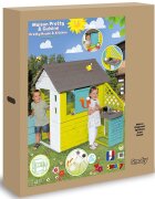 SMOBY Casuta pentru copii Pretty cu bucatarie si 17 accesorii