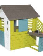 SMOBY Casuta pentru copii Pretty cu bucatarie si 17 accesorii