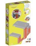 SMOBY Masa de picnic cu doua banci pentru casuta Jura Lodge