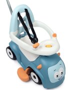 SMOBY Masinuta copii de impins Maestro blue recomandata copiilor de la 6 pana la 36 luni protectie impotriva rasturnarii roti silentioase compartiment pentru depozitare jucarii
