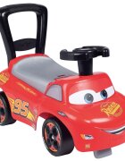 SMOBY Masinuta copii fara pedale Cars recomandata copiilor de la 10 luni spatar cu functia de impingere roti din plastic spumat spatiu de depozitare jucarii