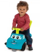SMOBY Masinuta copii Ride-On Auto blue de la 10 luni cu roti din plastic spumat si spatiu depozitare sub scaun