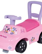SMOBY Masinuta copii Ride-On Minnie pink recomandata pentru copii cu varsta cuprinsa intre 10 si 36 luni spatar cu functie de impingere spatiu depozitare sub scaun
