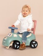 SMOBY Masinuta pentru copii fara pedale Auto verde de la 10 luni spatar cu posibilitatea de impingere spatiu de depozitare scaun ergonomic