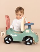 SMOBY Masinuta pentru copii fara pedale Auto verde de la 10 luni spatar cu posibilitatea de impingere spatiu de depozitare scaun ergonomic