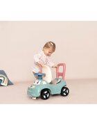 SMOBY Masinuta pentru copii fara pedale Auto verde de la 10 luni spatar cu posibilitatea de impingere spatiu de depozitare scaun ergonomic