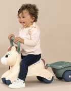 SMOBY Ride-On fara pedale pentru copii Pony de impins maner si remorca pentru transportul obiectelor mici recomandat copiilor de la 1 an