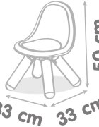 SMOBY Scaunel cu spatar pentru copii galben