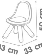 SMOBY Scaunel cu spatar pentru copii gri