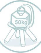 SMOBY Scaunel cu spatar pentru copii Little albastru