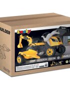 SMOBY Tractor cu pedale si remorca Builder Max galben