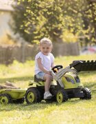 SMOBY Tractor cu pedale si remorca Farmer Max verde cu negru