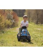 SMOBY Tractor cu pedale si remorca Farmer XL albastru