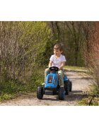 SMOBY Tractor cu pedale si remorca Farmer XL albastru